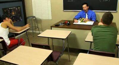 Hot teen gay man bonks his school buddy until jizz flow - drtuber.com